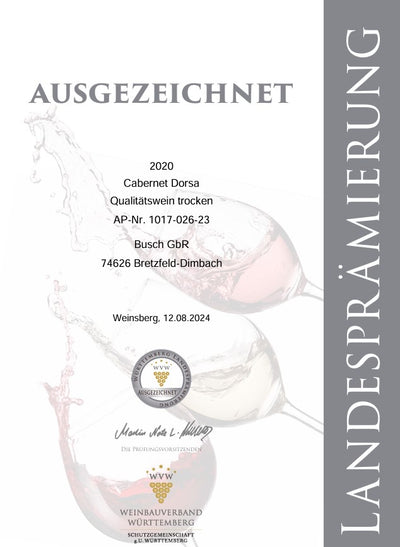 Cabernet Dorsa *** QbA trocken