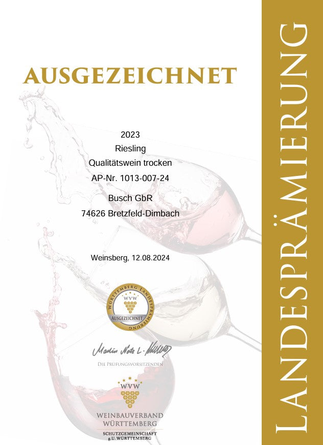 Riesling ** QbA trocken