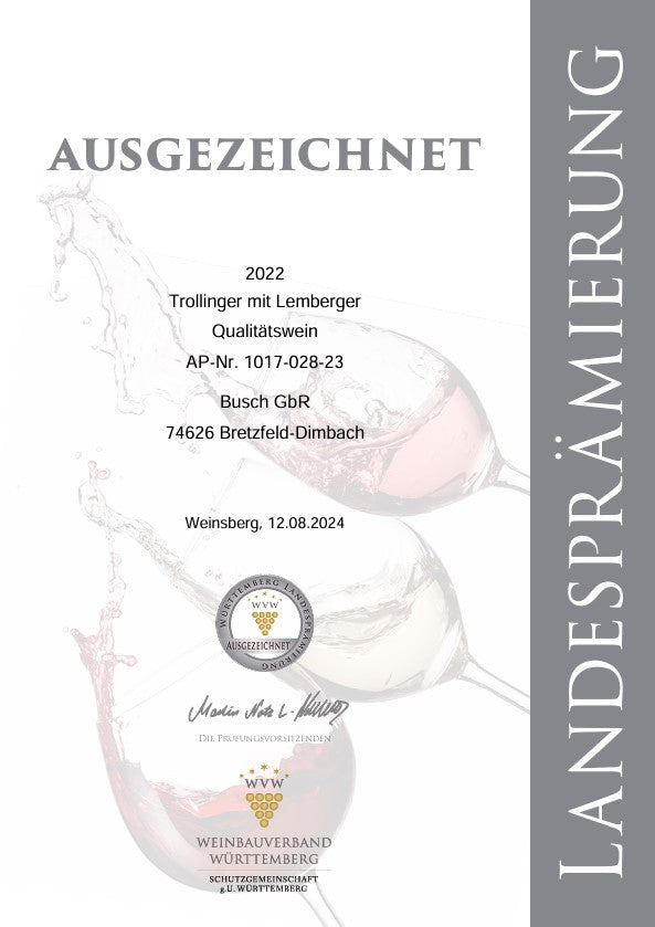 Trollinger mit Lemberger QbA