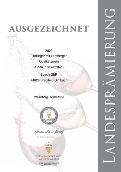 Trollinger mit Lemberger QbA