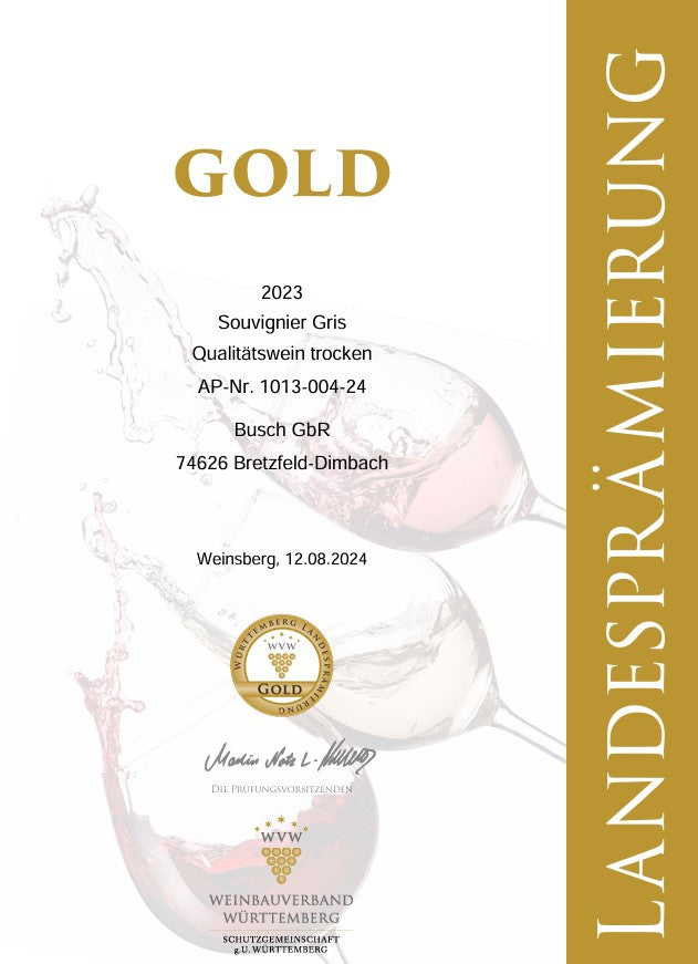 Souvignier Gris *** QbA trocken